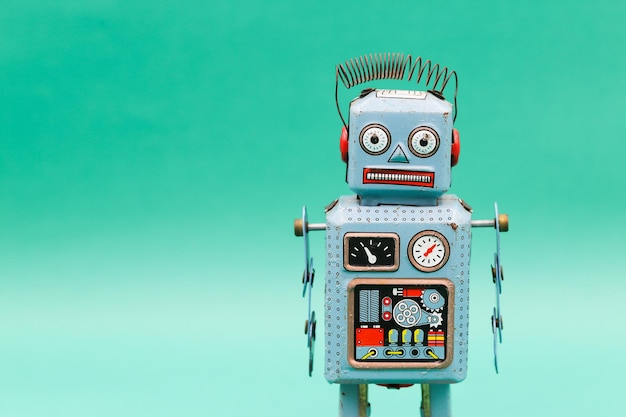 Juguete de robot retro