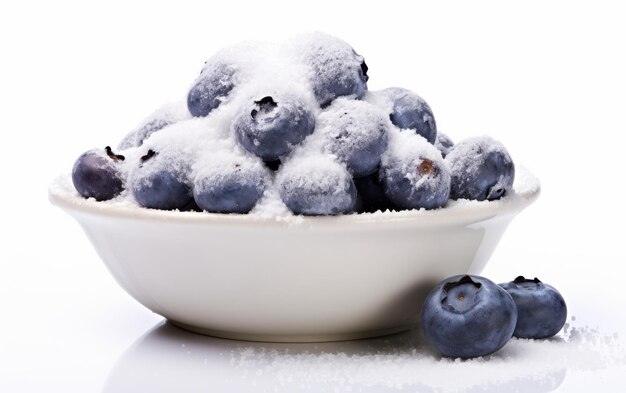 Juicy Blueberry Indulgence auf weißem Hintergrund