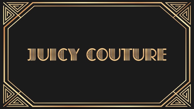 Foto juicy couture jazz texto de ouro