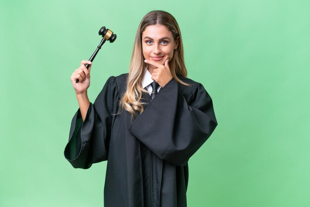 Julgue a mulher uruguaia sobre o pensamento de fundo isolado