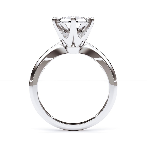 Foto jullery anel de diamante 3d