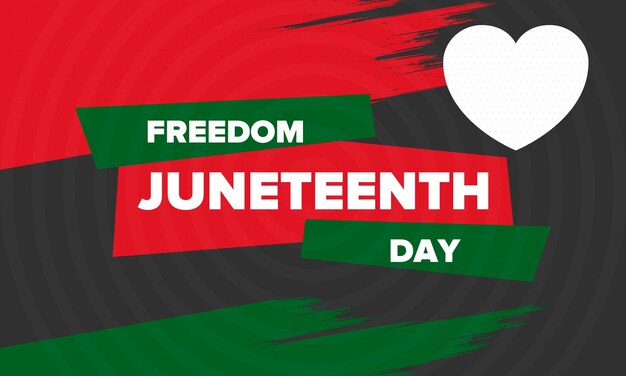 Foto juneteenth día de la independencia día de la libertad o la emancipación patrimonio afroamericano arte vectorial