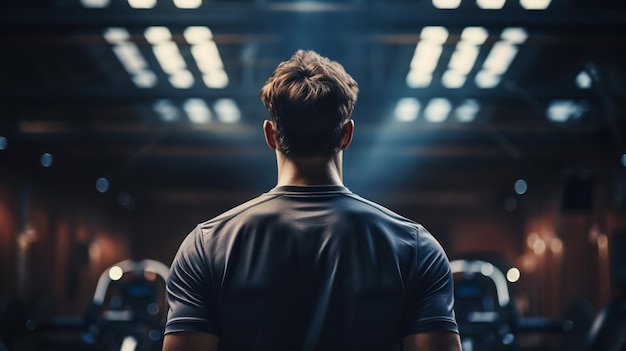 Foto junge arabische sportler entspannt sich nach dem training im fitnessstudio auf dem boden lächelnder mann aus dem nahen osten ruht sich aus