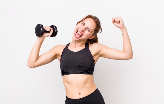 Junge erwachsene hübsche Frau Fitness-Konzept