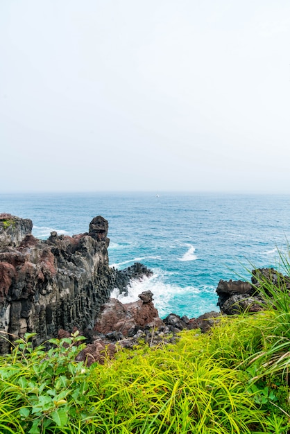 Jungmun Daepo Coast Jusangjeolli Cliff, Ilha de Jeju
