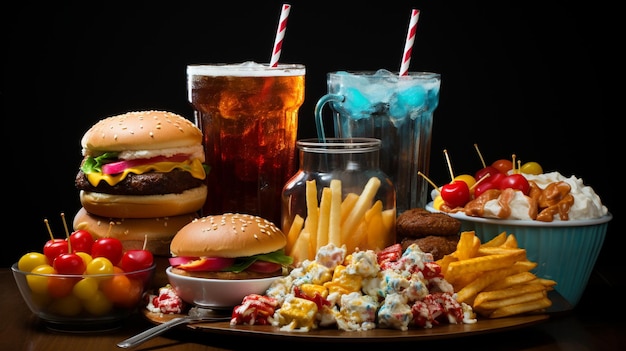 Junkfood HD 8K Tapeten Fotografische Bilder