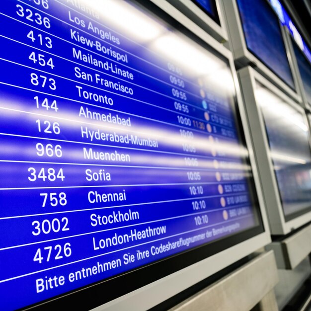 Foto junta del aeropuerto