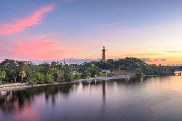 Jupiter Florida USA am Jupiter Einlasslicht