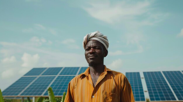 Foto justicia energética imágenes cinematográficas de proyectos de energía renovable que benefician a las comunidades marginadas y a la población desatendida