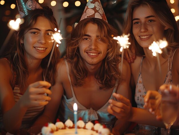 La juventud alegre en el Parque Cone