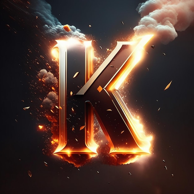 K-Logo oder Buchstaben-K-Logo-Design oder K-Monogramm-Logo-Design