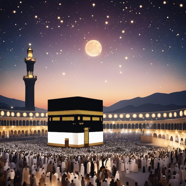 Kaaba em Meca, Arábia Saudita