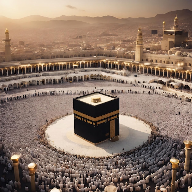 Kaaba en La Meca Arabia Saudita