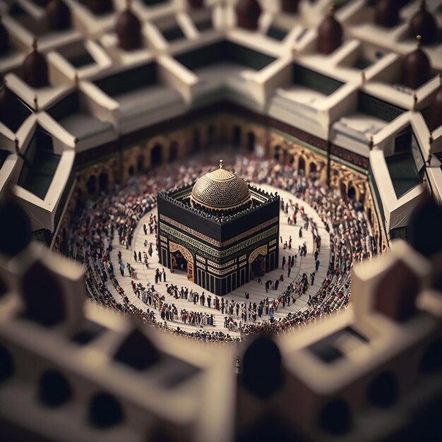 Kaaba mit Hadsch-Pilgern