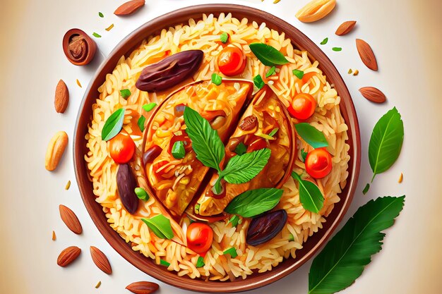 Kabsa vegetariana Generativa Ai