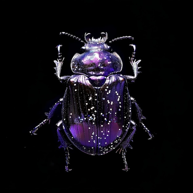 Käfer in amorphe Form in Sirupmaterial undurchsichtig Wit Hintergrundkunst Y2K Glühendes Konzept