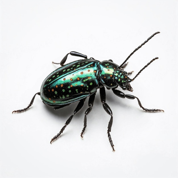 Käfer, isoliert auf weißem Hintergrund