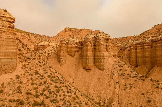 Kämme und Klippen des Ödlands von Gorafe Granada