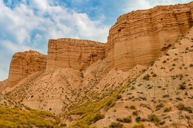 Kämme und Klippen des Ödlands von Gorafe Granada