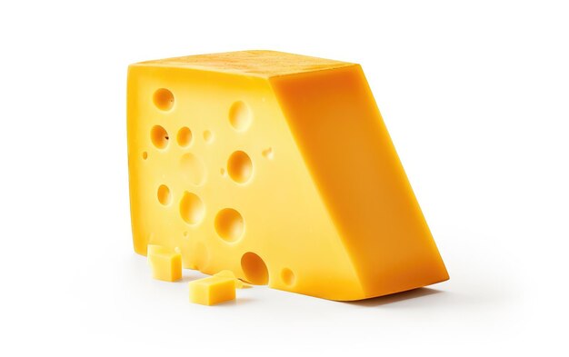 Käse-Erbe enthüllt das Vermächtnis des Cheddars auf weißem Hintergrund