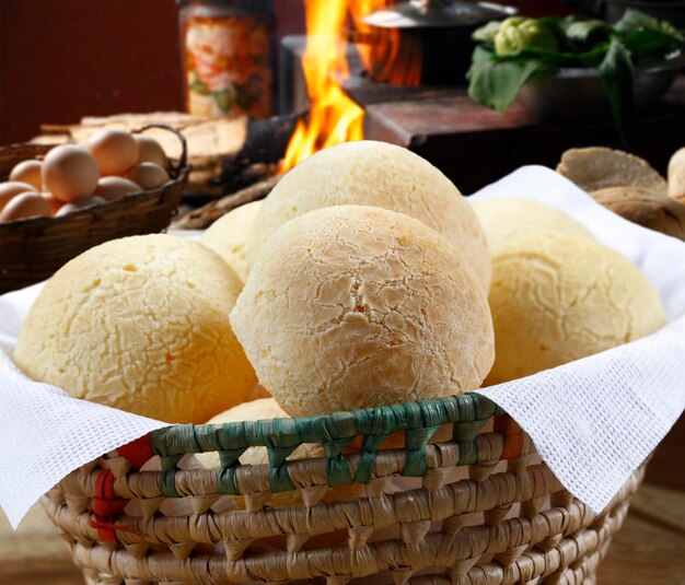 Käsebrot ein traditioneller brasilianischer Snack