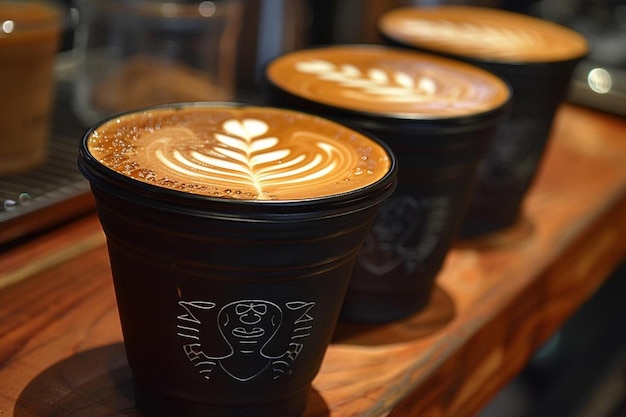 Foto kaffee-begeisterung: die freuden von starbucks enthüllt