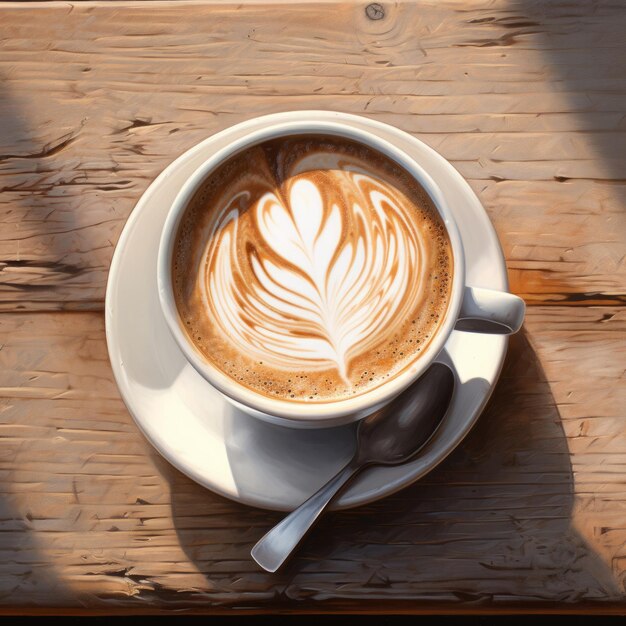 Kaffee-Kühl-Moment visuelles Fotoalbum voller entspannender Vibes für Kaffeeliebhaber