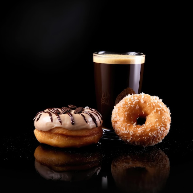 Kaffee und Donut Delight