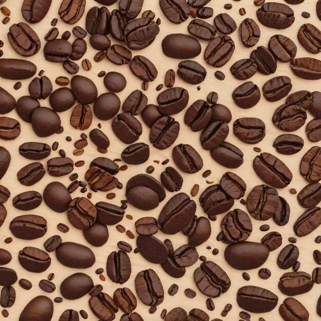 Kaffeebohne, Muster, Skizze, Abbildung, Hintergrund