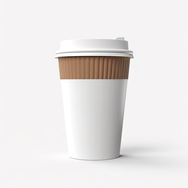 Kaffeekuppen-Mockup aus Papier