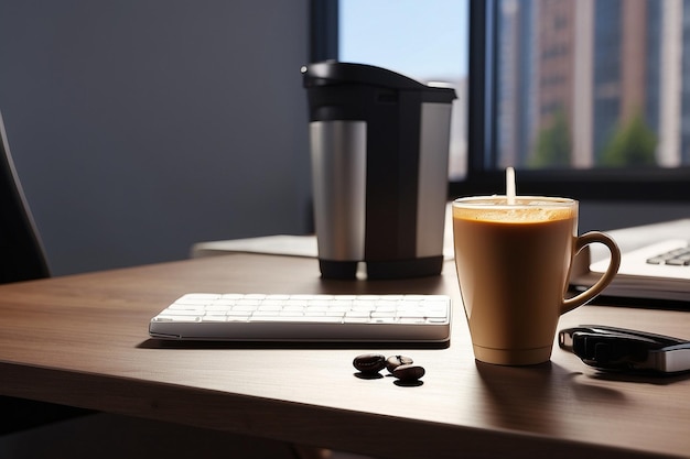 Kaffeepause bei der Arbeit Getränke Lieferung ins Büro ar c v