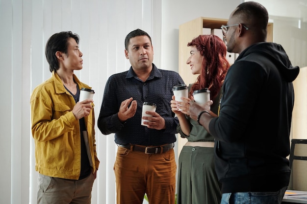 Kaffeepause im Büro