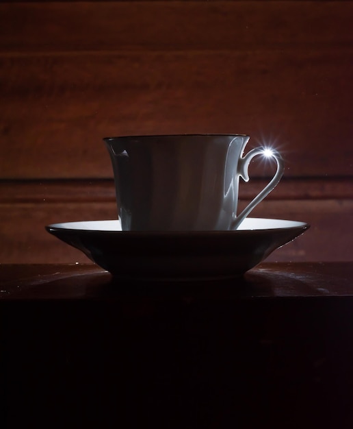 Kaffeetasse im Morgenlicht