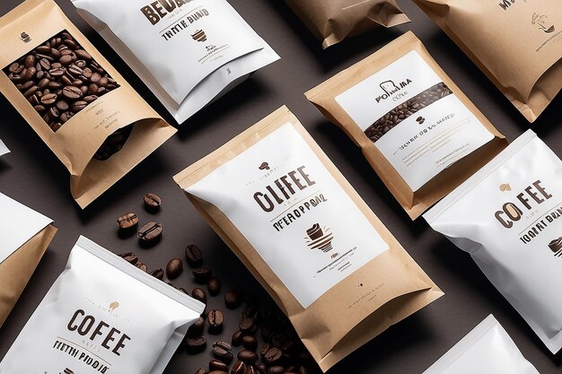 Kaffeeverpackungs-Mockup-Serie