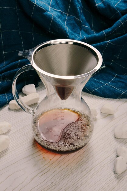 Kaffeezubereitung mit Kaffeekolben oder Chemex