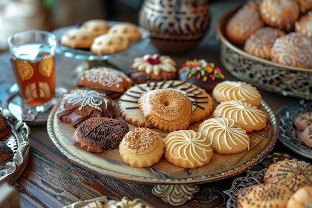 Kahk El Eid Las galletas de Eid El Fitr Fiesta islámica