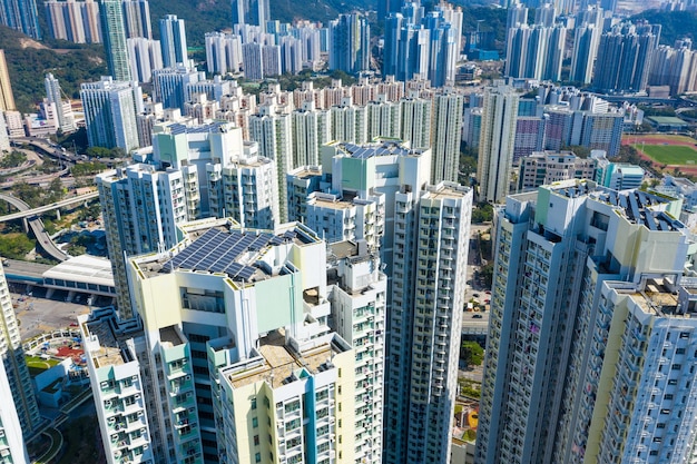 Kai Tak, Hong Kong 29 de enero de 2019: distrito residencial de Hong Kong