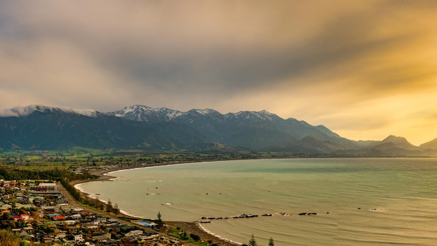 Kaikoura ao nascer do sol