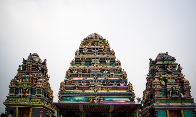 Kailashahar India 23 de enero de 2022 El nuevo templo de Tirupati Balaji en el norte de Tripura India
