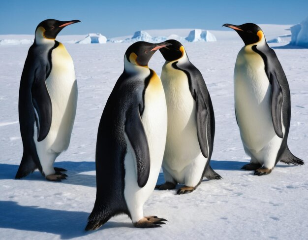 Foto kaiserpinguine