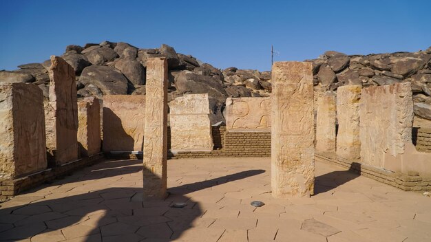 Kalabsha-Tempel auf einer Insel in Nubien neben dem Nasser-See Assuan Ägypten