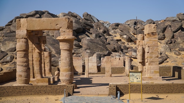 Kalabsha-Tempel auf einer Insel in Nubien neben dem Nassersee Assuan Ägypten