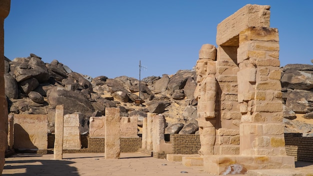 Kalabsha-Tempel auf einer Insel in Nubien neben dem Nassersee Assuan Ägypten