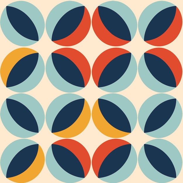 Kaleidoscopio colorido Patrón geométrico sin costuras Ilustración vectorial