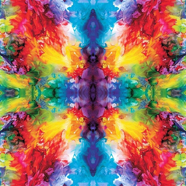 Kaleidoscópio cromático Imagem de fundo colorida