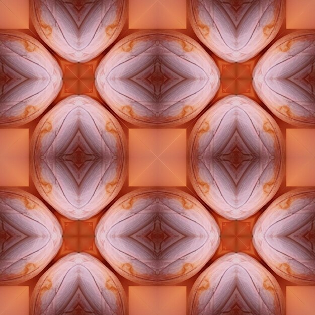 Kaleidoscópio de cores com um belo fundo ornamental sem costuras