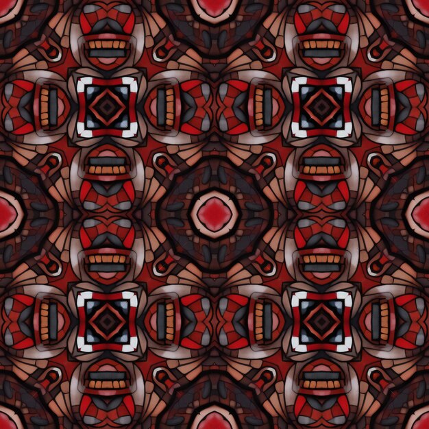 Kaleidoscópio fundo abstrato padrão sem costura Baseado em ornamento grego antigo