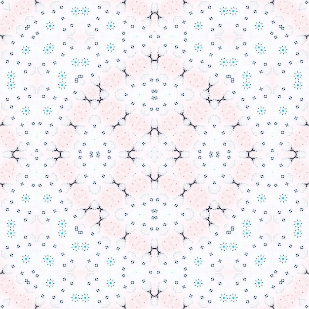 Kaleidoscopio de mandala cuadrada con patrón sin costuras