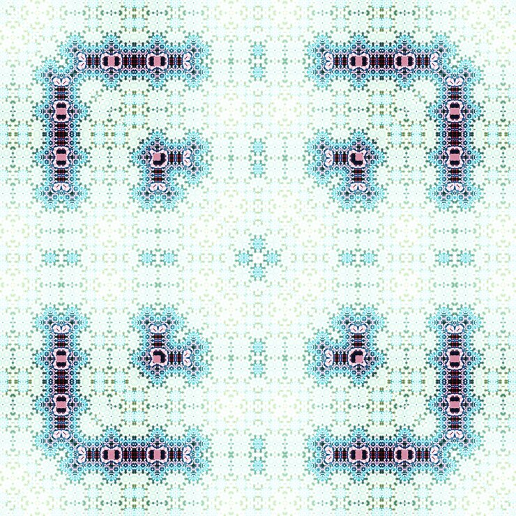 Foto kaleidoscopio patrón sin costuras patrón de textura caleidoscopio