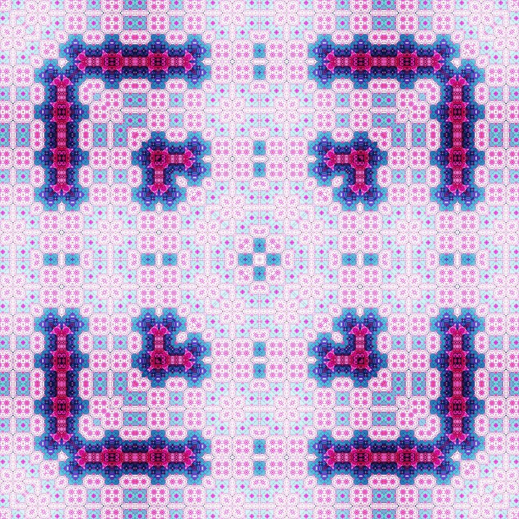 Foto kaleidoscopio patrón sin costuras patrón de textura caleidoscopio